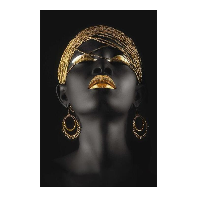 

Креативная женская картина маслом, холст, картина, печать плакатов, украшение стены гостиной, художественная картина, фон Куадрос, украшение стены 50x70cm