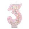 Macaron Foam Birthday Candles - Creative Number Cake Decorations for Kids