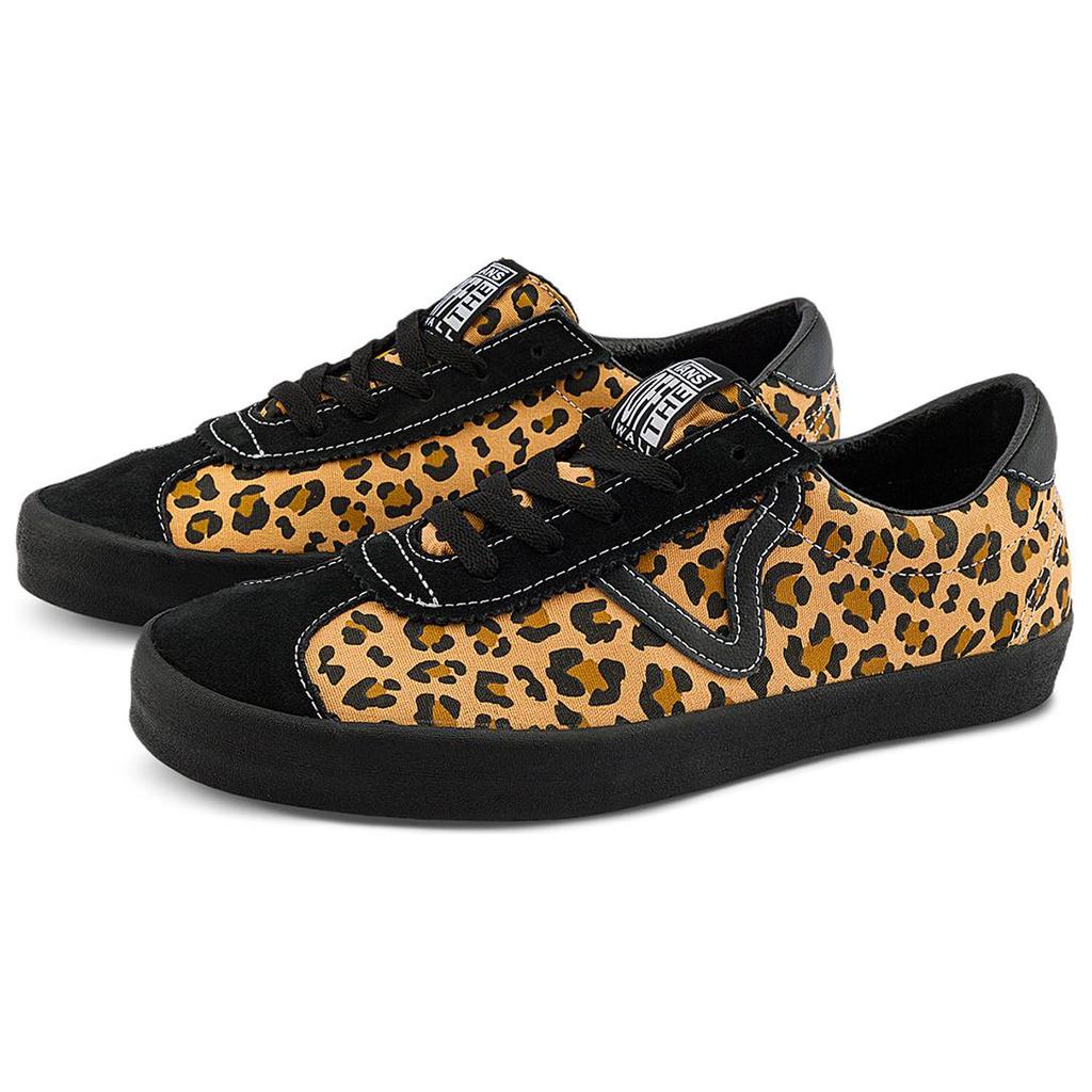 Vans Sport Low Classics Fashion Versatile Low-Top Skate Shoes Unisex Sneakers Black Dark-Green VN000CTDBLK