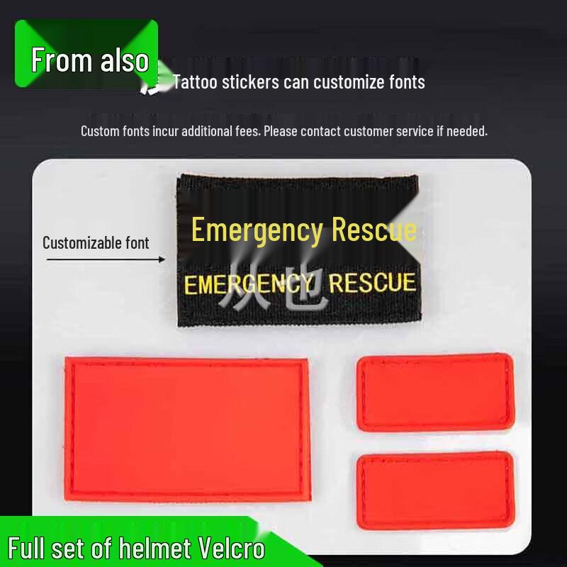 Congye Red Professional Emergency Rescue Safety Helmet