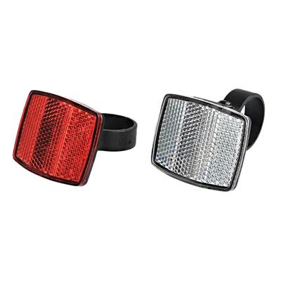 Bicycle Plastic Reflector Taillight Mountain Bike Plastic Reflector Night Front And Rear Warning Taillight