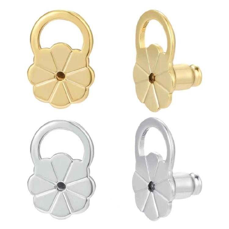 10pcs Multipurpose Earring Backs Ornament Elegant Earring Lifters Ornament Sturdy Metal Backs for Drooping Ears
