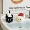 Cartoon Cute Cat Bathroom Soap Box Creative Cat Soap Box Drainage Toilet Rack Cute Soap Fat Rack Bathroom Decoration