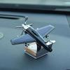 Creative Solar-powered Airplane Aromatherapy Solid Car Rotating Decoration Interior Fragrance Ornament