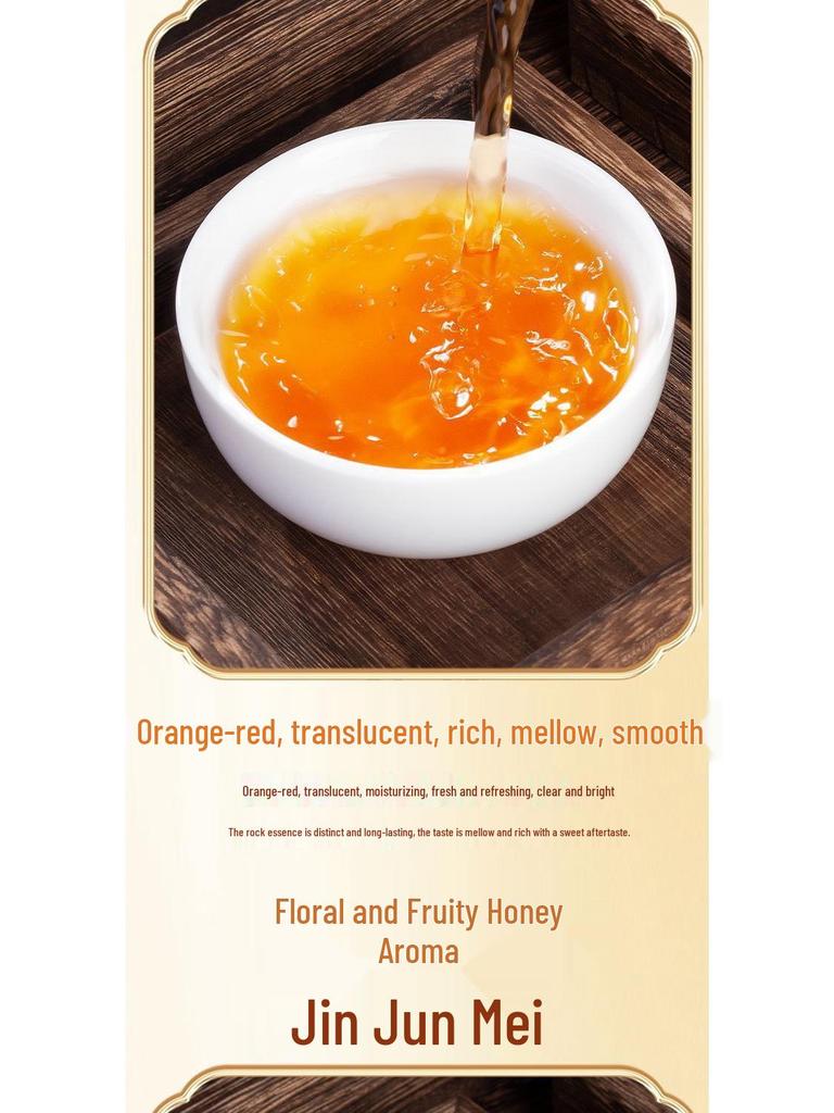 Premium Four Famous Teas Gift Box (500g) - Jin Jun Mei, Xiao Zhong Black Tea, Oolong Tea, Da Hong Pao, Tie Guan Yin