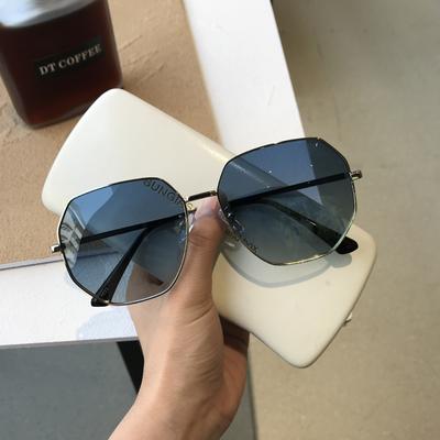 Polygon Metal Frame Square Sunglasses Fashion Luxury Vintage Sun Glasses for Women Men Unisex Brand Oculos De Sol
