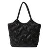 Padded Tote Bag For Women Solid Puffer Purse Versatile Quilted Underarm Shoulder Bag Large Capacity For Work Shopper Travel 2025