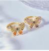 Elegant Light Luxury Zircon Butterfly Ring