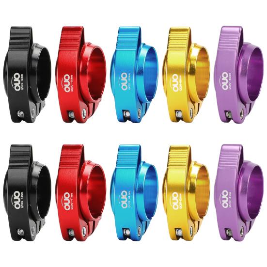 Bike Seat Clamp High Strength Universal Installation Lightweight Design Strong And Sturdy Convenient Anti-rust Aluminum Alloy 40mm/41mm Brushed