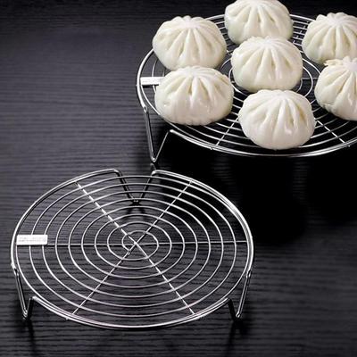 Round Cooking Rack Durable Dumpling Steamer Steaming Tray Practical Tool for Restaurant
