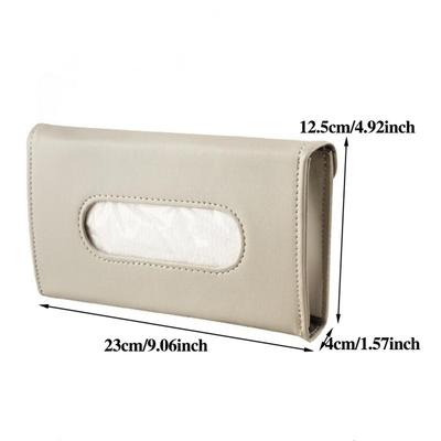 1 Stück Auto Taschentuchbox Handtuchsets Auto Sonnenblende Taschentuchbox Halter Auto Innenraum Aufbewahrung Dekoration Für Autozubehör NEU