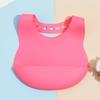 Children's Silicone Bib Saliva Pocket Baby Clothes Silicone Rice Pocket Eating Baby Bib Waterproof Bib Saliva Towel