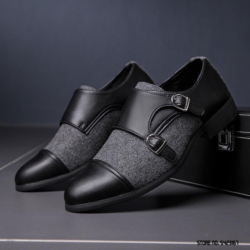 Luxury Designer British Black With Green Monk Strap Shoes For Mens Wedding Dress Prom Homecoming Oxford Sapatos Tenis Masculino