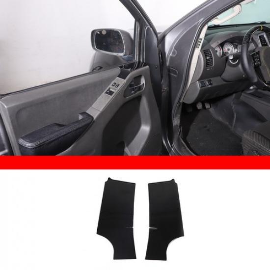 Glossy Piano Black Door Window Upper Trim Sticker For Nissan Frontier 2005-21