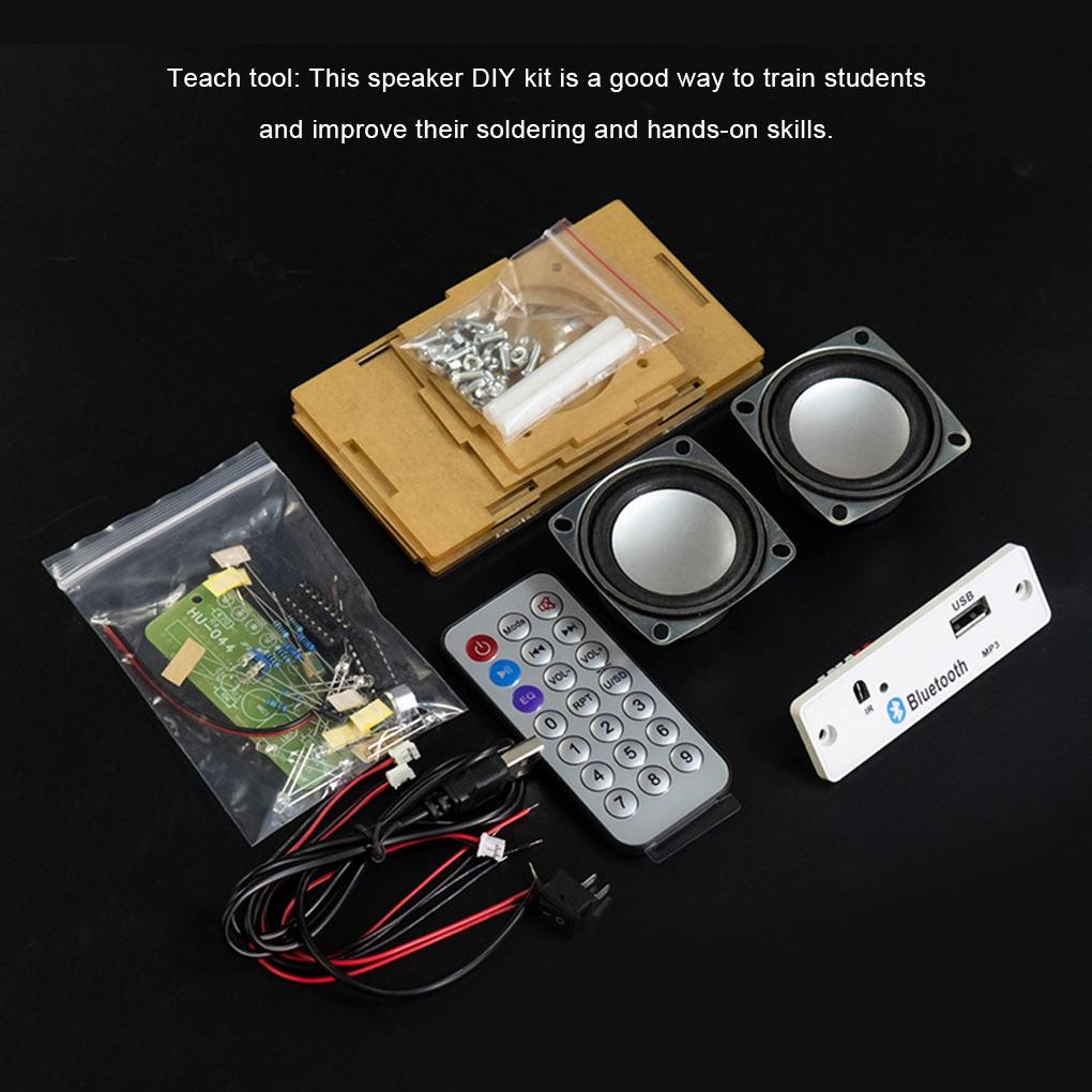 Adults Children Portable Wireless Speaker DIY Crafting Kit Stereo Sound Speakers Making Set Handmade Accessories