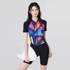 Racing Sports Swimsuit Women's One-piece Quintiles To Show Slimming Cover Meat Large Size Fat Mm Diving Surfing