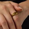 18k Gold Minimalist Cold Style Polished Ring Band
