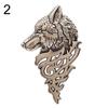 Vintage Women Men Wolf Lapel Brooch Pin Collar Jewelry Shirt Jeans Jacket Badge