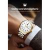 OLEVS 5567 Original Men's Watches Simple Classic Large Digital Dial Dual Calendar Waterproof Luminous Quartz Watch for Men Hot