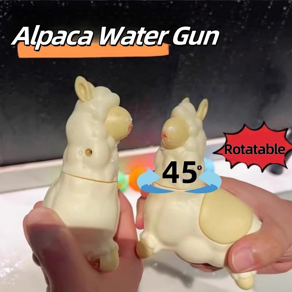 Spitting Llama Water Toy Alpaca Interactive Water Sprayer Funny Spoof Push Sprinkler Leak-Proof Squirt Gun with Head Shaking