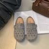 Thick-soled bag head and half slippers, women wear new hole shoes in summer, and a pair of cool slippers