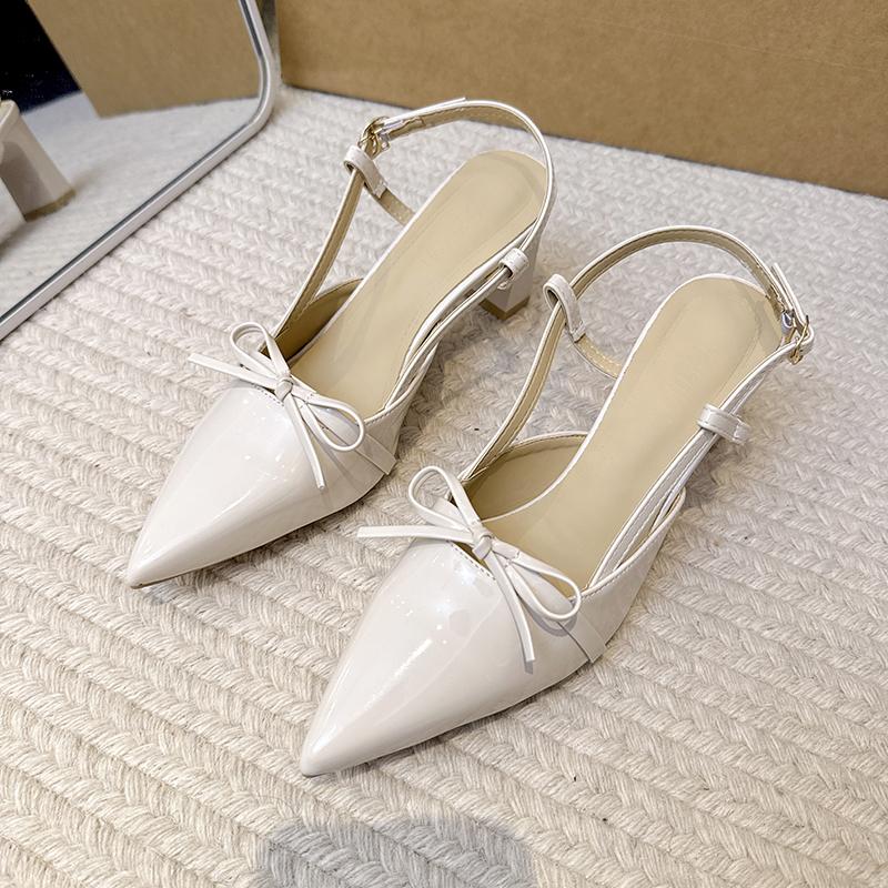 

Fashion 2025 Summer New Fashion Shoes for Design Open Toe Thick Heel Outdoor Slippers Ladies Zapatillas Mujer 35 бежевый