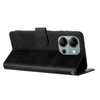 Etui portfelowe ze skóry do Xiaomi Redmi Note 13 Pro 4G/Poco M6 Pro 4G, etui ochronne przed upadkiem na smartfon