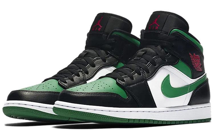 Jordan 1 Mid 'Green Toe' 554724-067