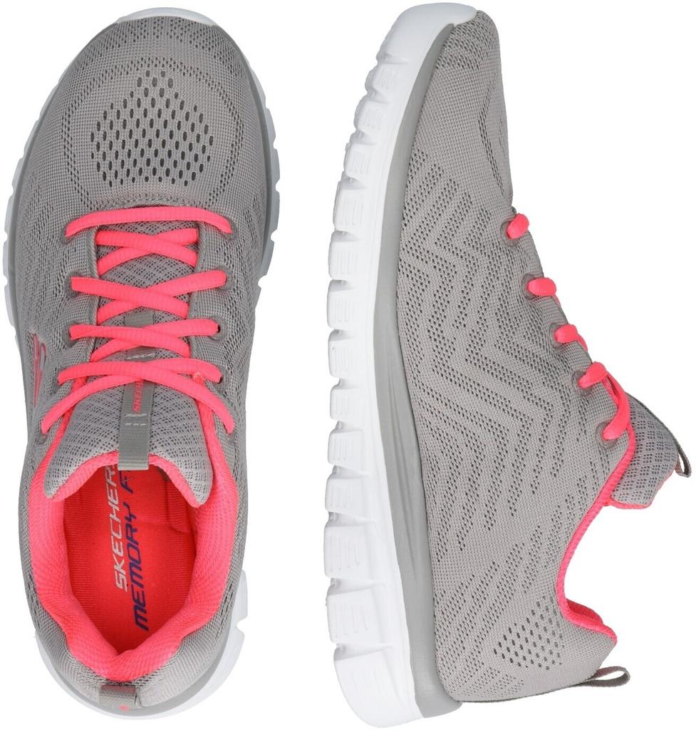 Кроссовки Skechers Graceful - Get Connected серый/коралловый