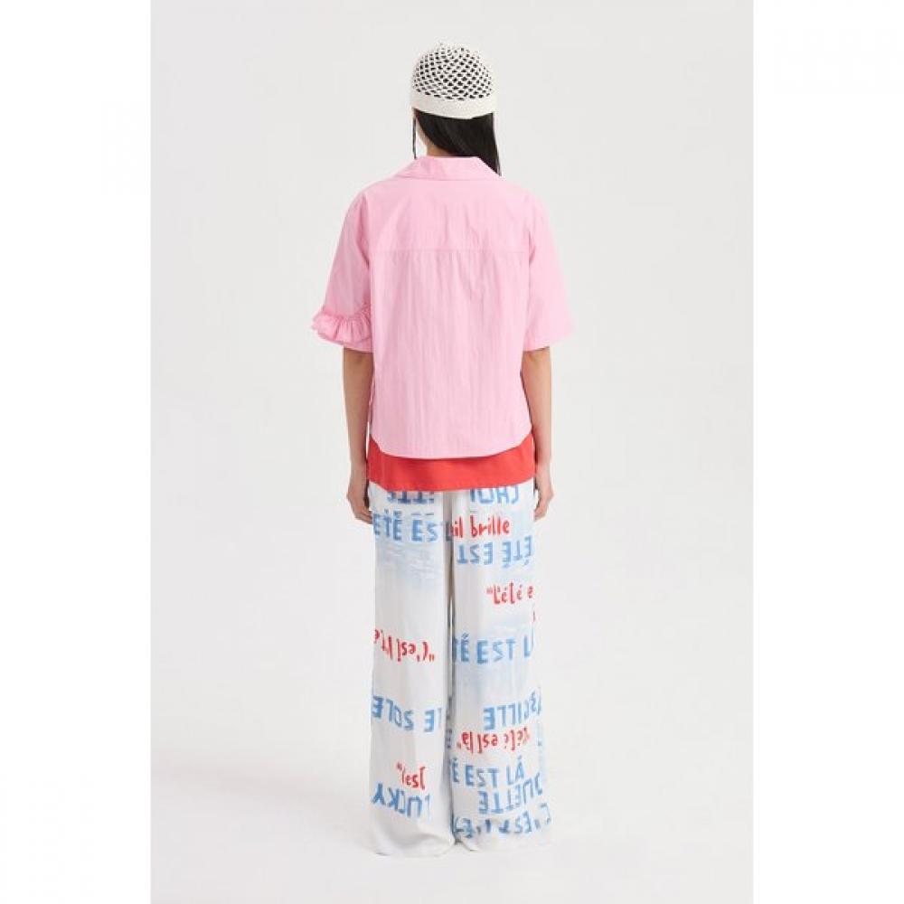 Lucky Chouette Frill Point Short Sleeve Shirt Lqsam25100