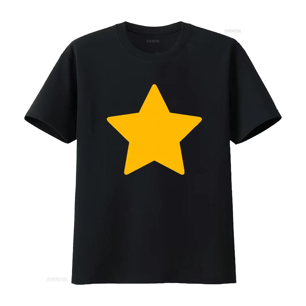 Steven Universe Gelber Stern Druck T-Shirt für Freizeit Grafik Streetwear Unisex Bequem ho