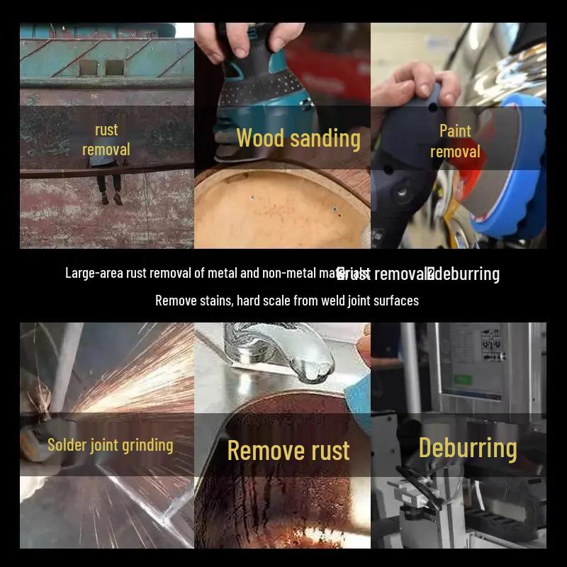 Steel Wire Wheel for Rust Removal & Polishing - Angle Grinder Brush