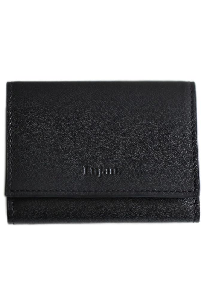 Lujan. Genuine Leather Mini Wallet, Women's, Black, LU-92550-BK