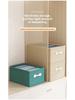 Foldable Cotton & Linen Wardrobe Organizer with Handle for Pants and Underwear