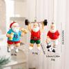 2025 New Christmas Ornaments Set Santa Claus & Novelty Ball Hanging Pendants for Xmas Tree Decor Home Party Decoration