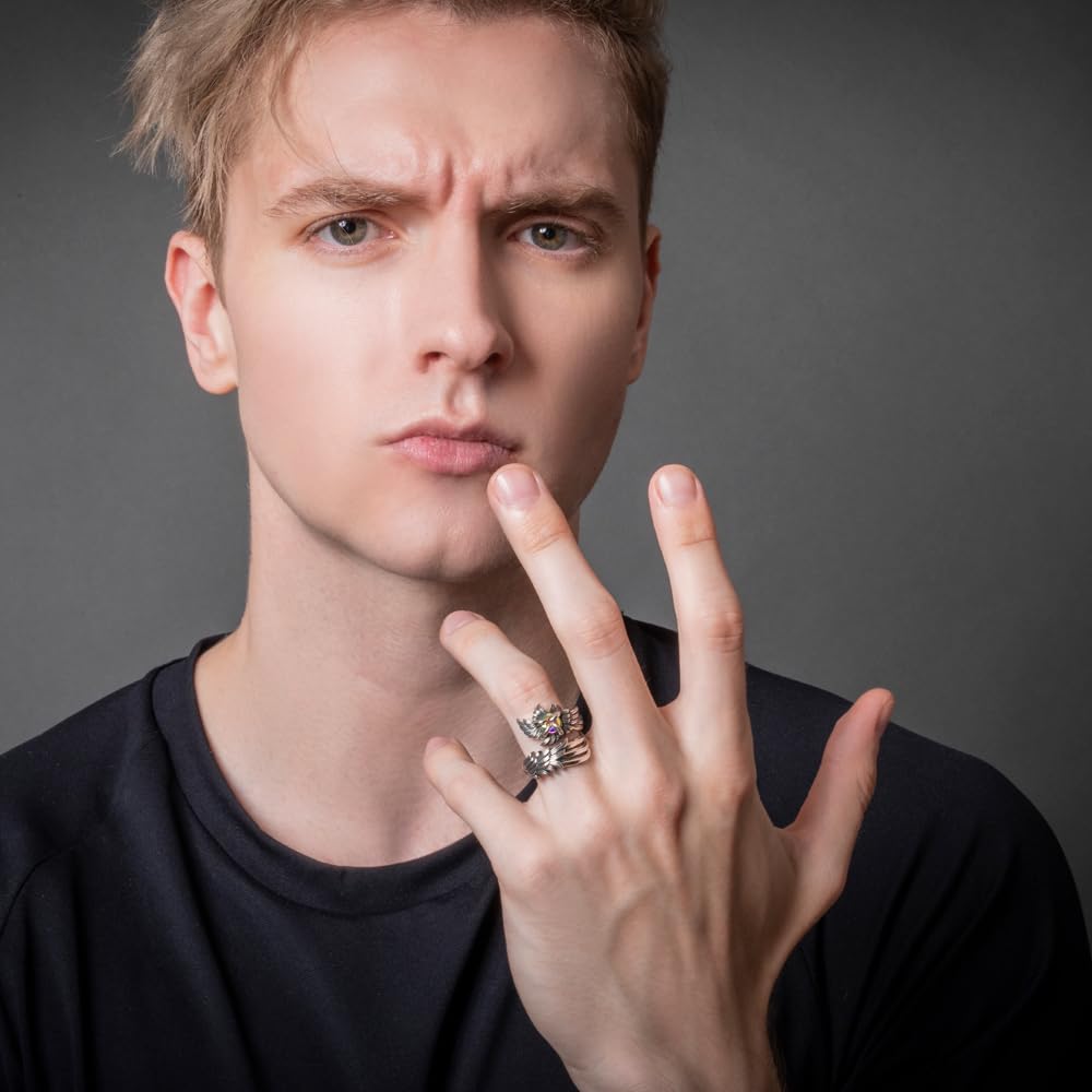 Artemis Classic Uriel Mystic Ring Silver Accessory for Men and Brand Silver 925 (ac-acr0268) - Women, Jewelry, Ring,