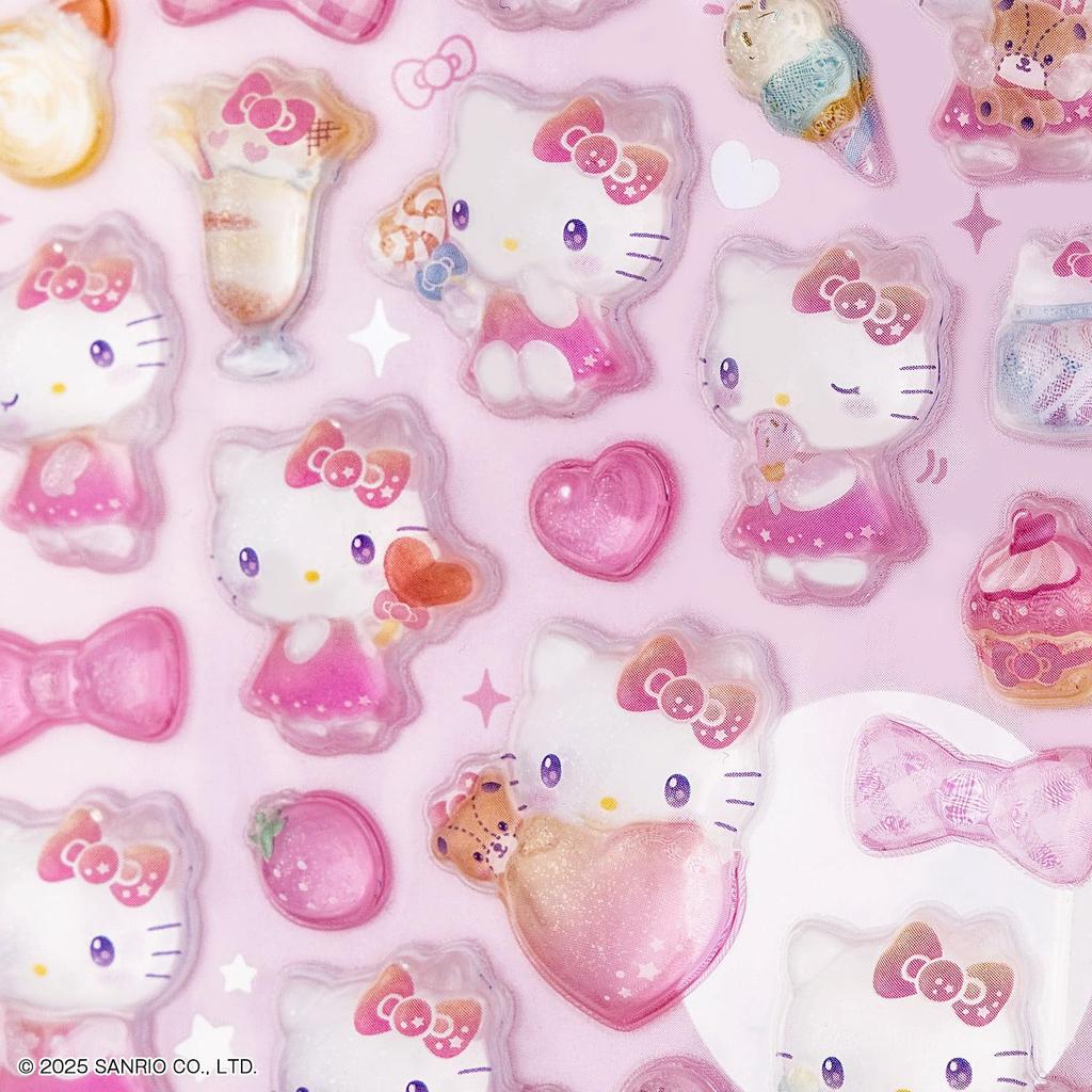 Stationery Sanrio Character Bonbon Drop Hello S8812101 Sun-Star Stickers, Stickers, Kitty, Pink,