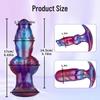 Silicone Magnetic Charging G-spot Dilator Anal Plug