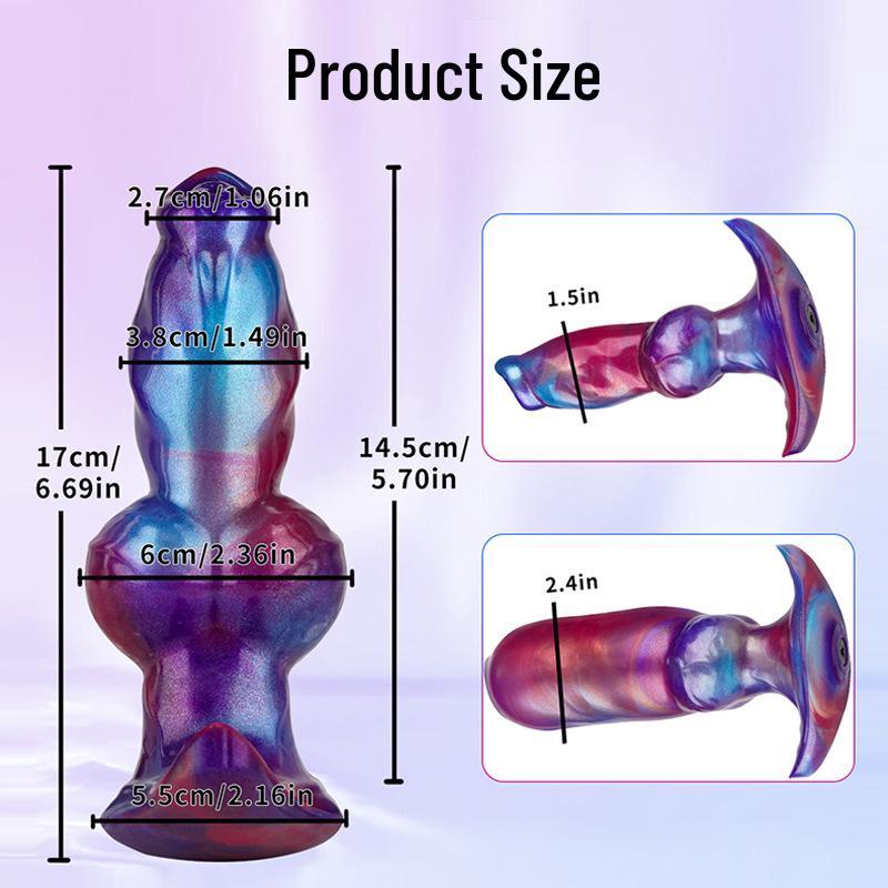 Silicone Magnetic Charging G-spot Dilator Anal Plug