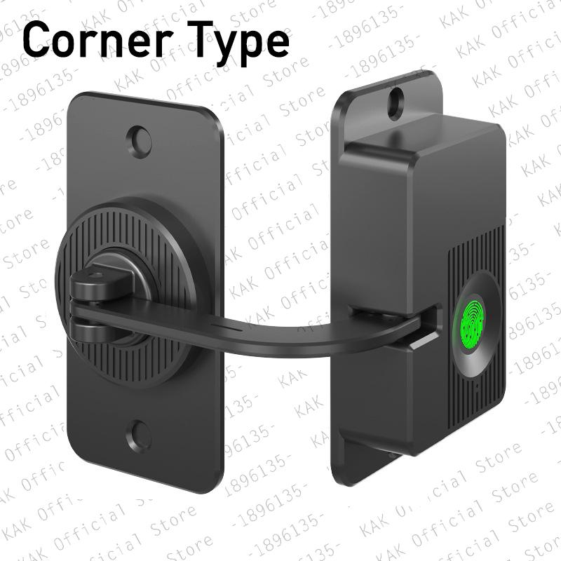 

KAK Fingerprint Drawer Lock Non-Punch Baby Child Safety Lock Window Refrigerator Security Door Lock Furniture Lock for Office