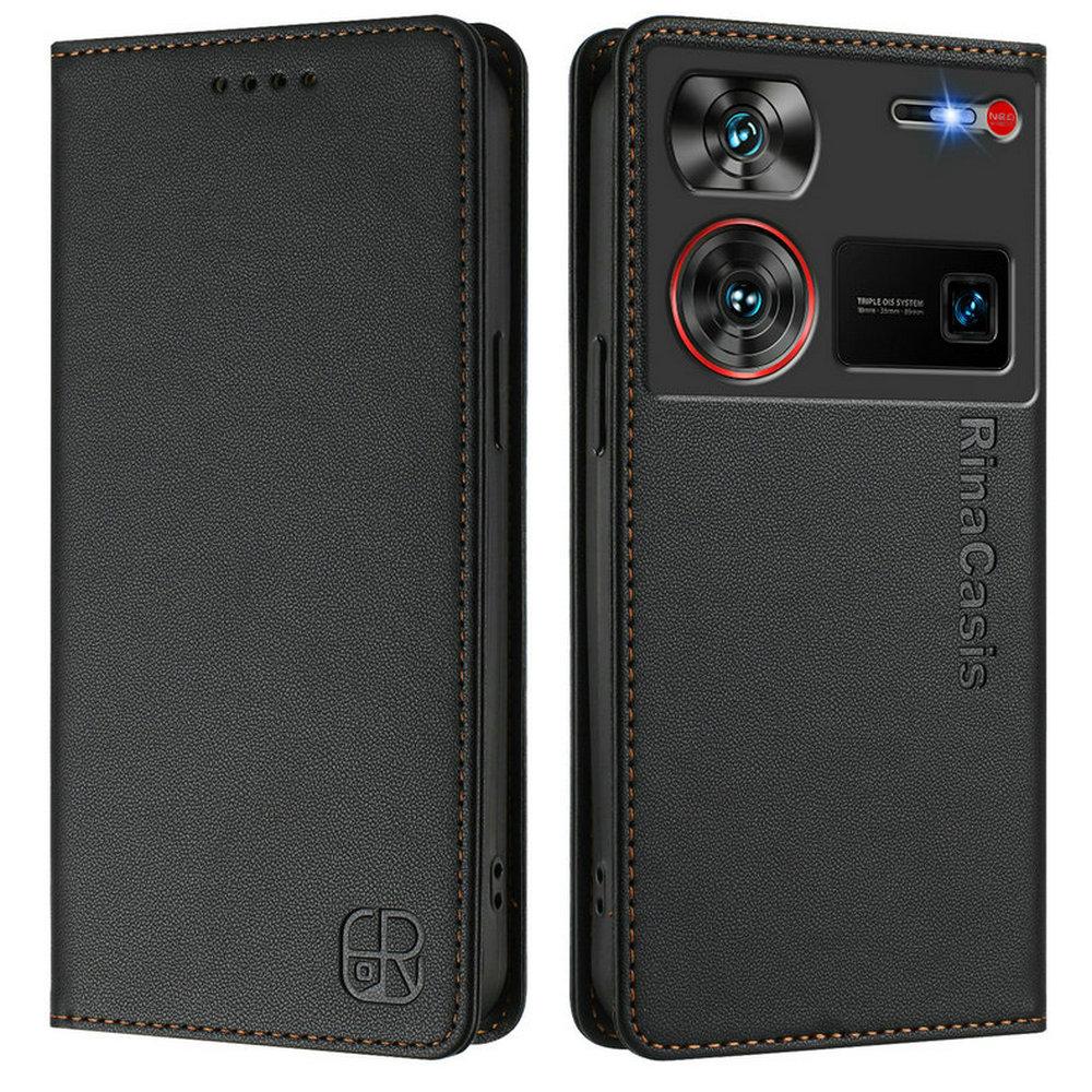 Flip Case For ZTE Nubia Z80 Ultra RFID Leather Wallet Funda For ZTE Nubia Z70S Ultra Case Nubia Z60 Z70 Ultra Magnetic Cover