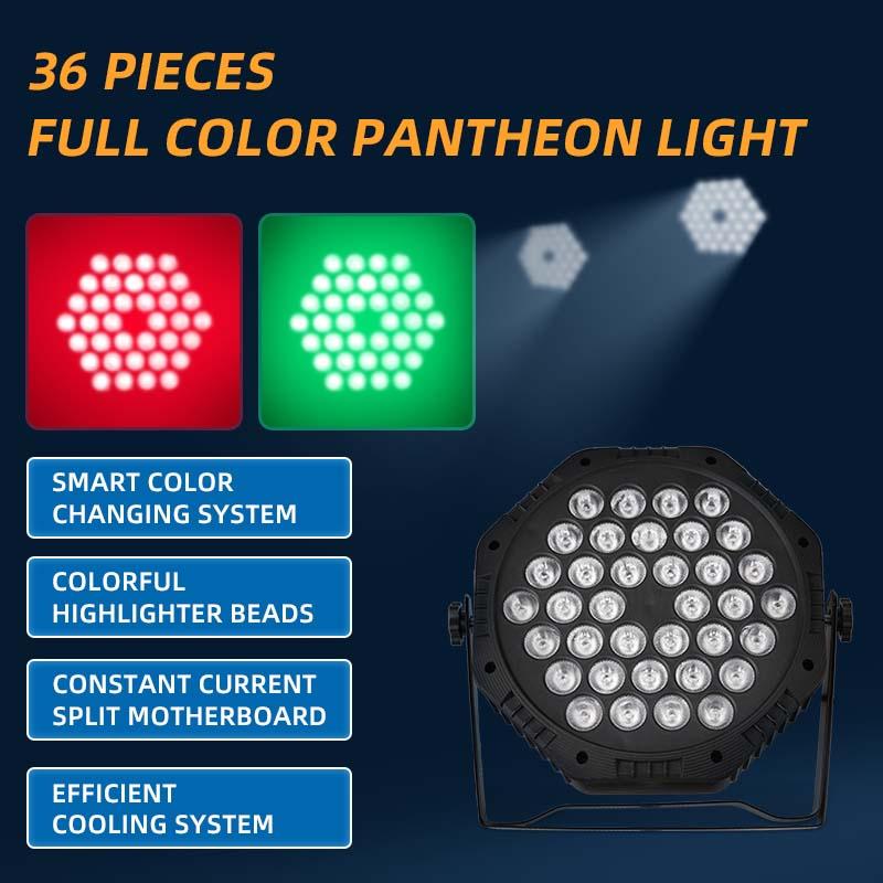 LED DJ Stage Lights Colorful Laser Disco Lamps Remote Control Projector Lamp RBG Commercial Party Lighting for Bar Club Birthday