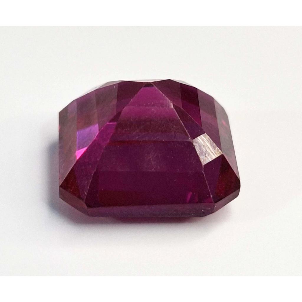 Certified Natural Rose Pink Rhodolite Asscher Cut 10-12 Ct Beautiful Gemstone