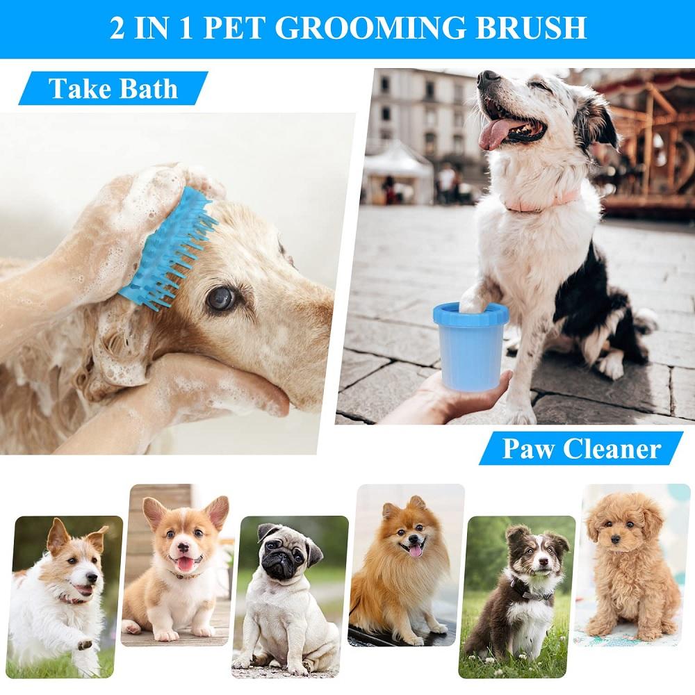1PCS Dog Paw Cleaner Portable Pet Paw Washer Cup For Small and Medium Breed Dogs