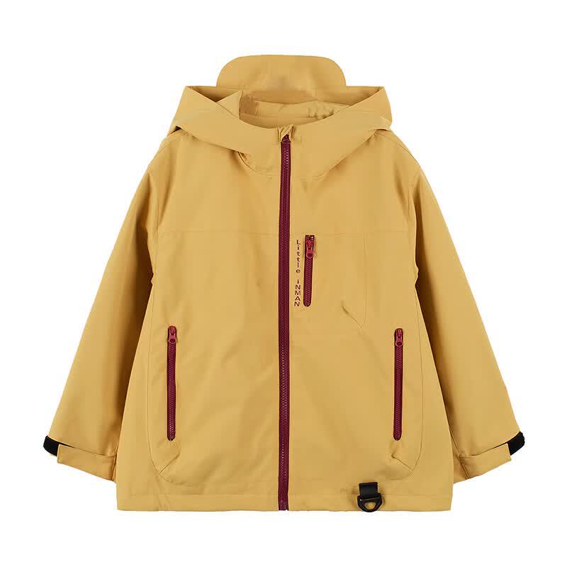 Boys' Casual Hooded Zipper Jacket