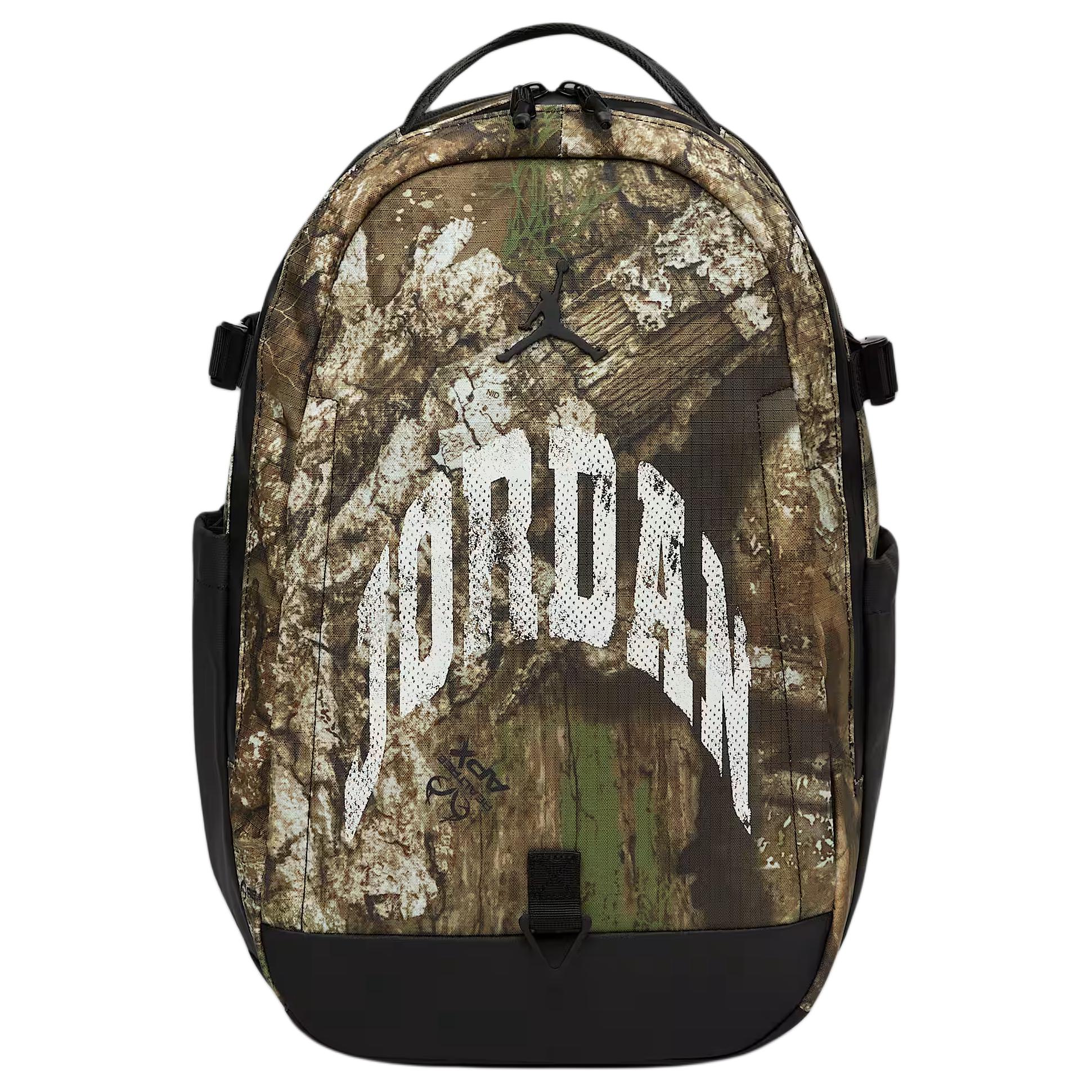 Jordan Realtree Letter Splicing Polyester Backpack Men backpack Multicolor IQ2939-010 Multicolor
