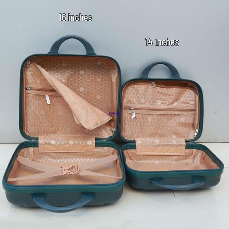 Waterproof Portable 14-Inch Makeup Case & 16-Inch Men's Travel Bag