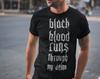 Black Blood T-shirt - Black Unisex T-shirt - Pastel Goth Clothing /Witch Clothing / Witchy Tee / Alternative clothing/For Teen Girl Boy/