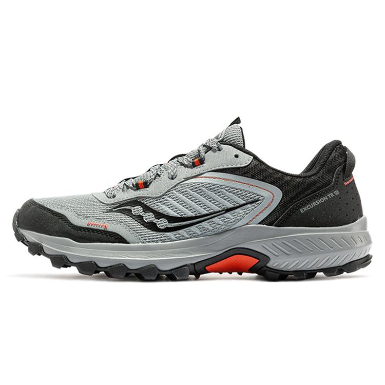 

Saucony Excurison Hiking Running Shoes Men s Low top Gray/Orange S20668-21 42
