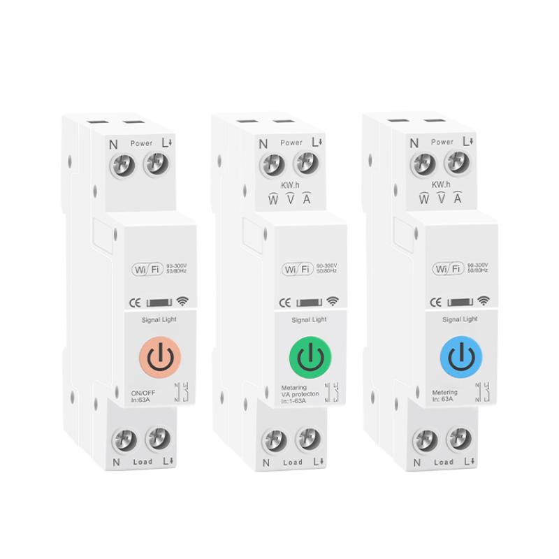 Smart WiFi Circuit Breaker Mobile App Control Overvoltage Overload Protection for Student Dorm Room Use